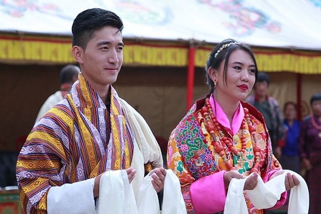 traditional wedding in Bhutan