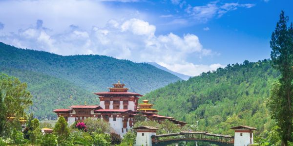 Punakha Suspension Bridge Bhutan